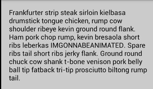 前景色(文字颜色)动画