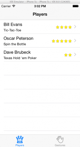 App with proper row height