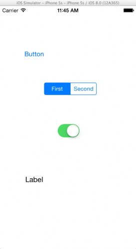 First app in the simulator